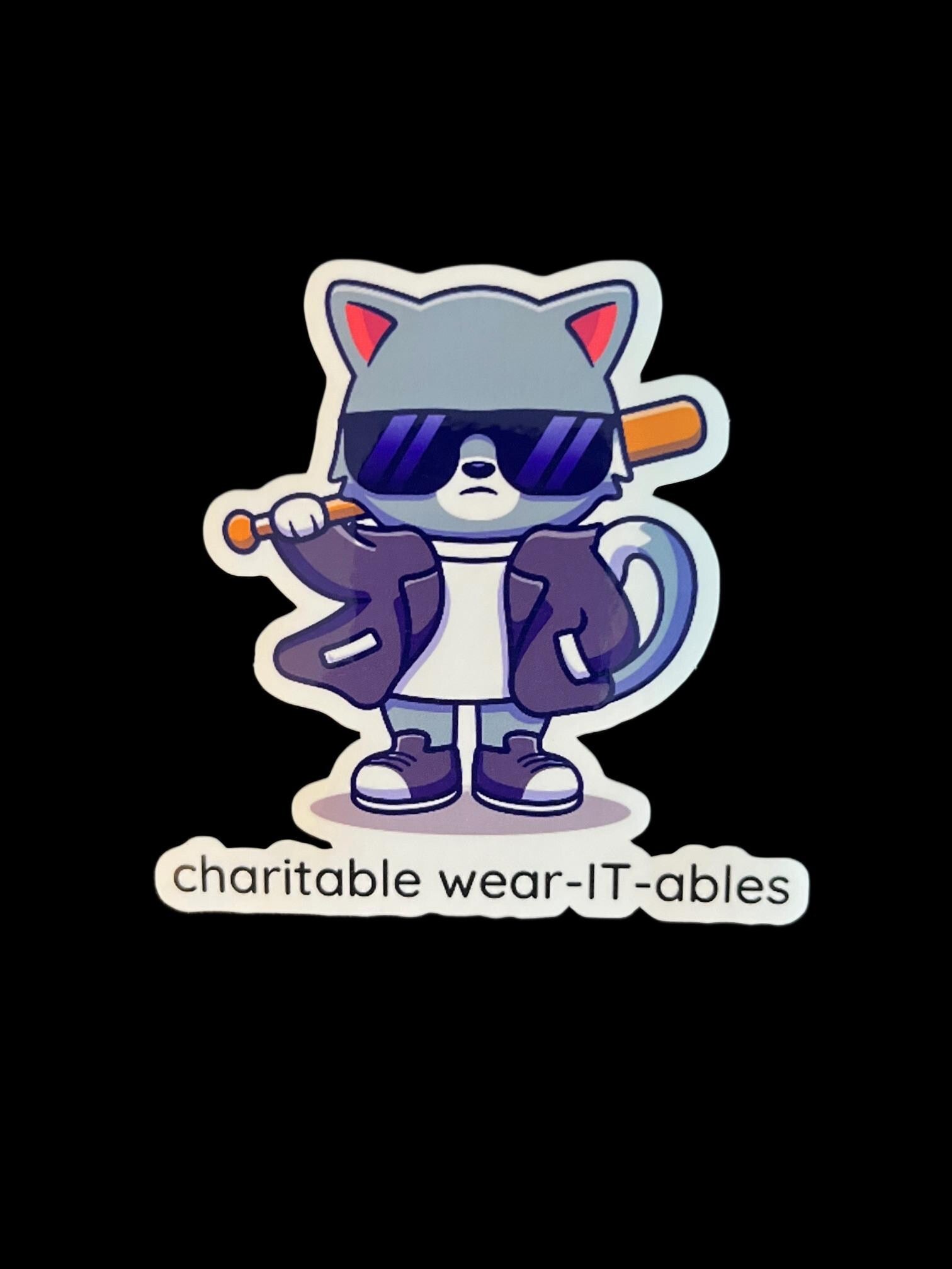 5 CAT Sticker Pack - Charitable Wear-IT-ables