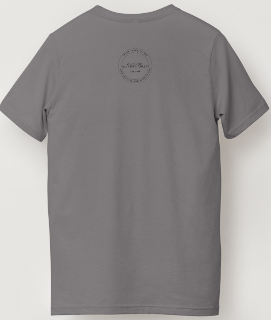 Rescue Glitter Design - Black or Gray Short Sleeve