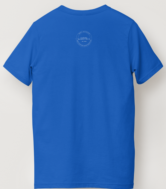 Dont Stress MeowT (CAT) Design - Blue Short Sleeve