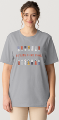 My Kids have Paws (CAT) Design - Gray Short Sleeve