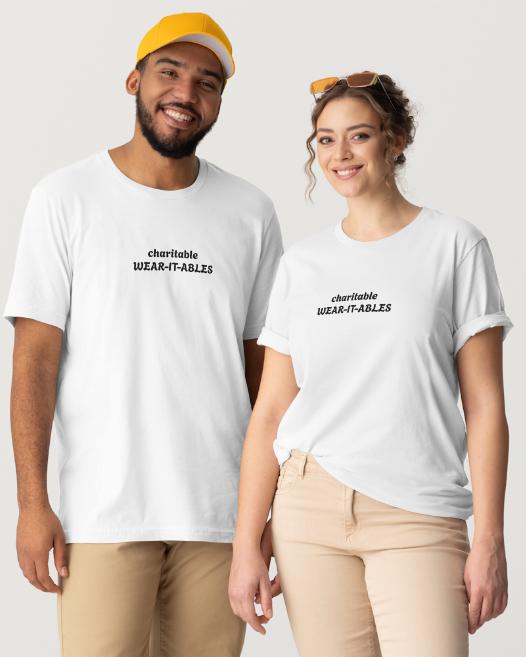Group Design - White or Tan Short Sleeve