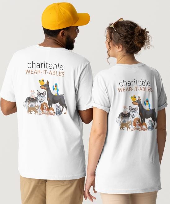 Group Design - White or Tan Short Sleeve