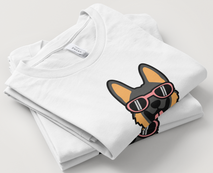 Life is Perfect (DOG) Design - White or Tan Short Sleeve